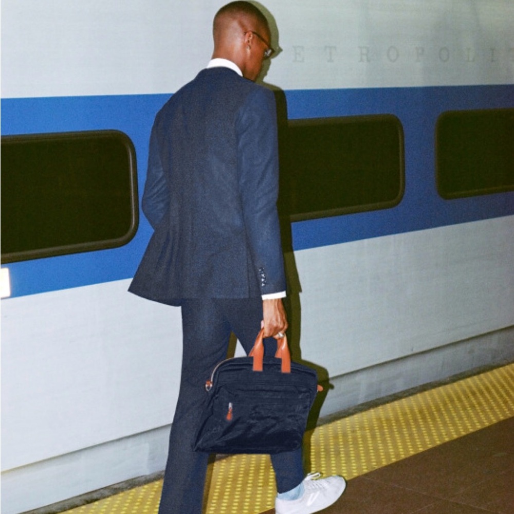 J.Crew Harwick Men's Navy Laptop Bag